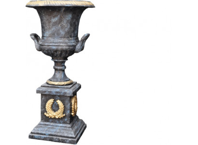 Wazon XXL Dekoracja Stołowa Wazony Deco W Stylu Antyk Rzeźba Figura Kielich Rzym 0877