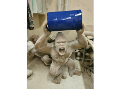 Projektant Rysunek Statua Nowoczesne Figury Posągi Dekoracja Dekoracja Gorilla Garden Nowość