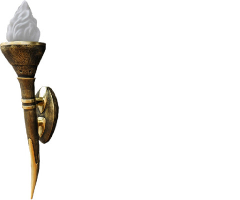 Designerski kinkiet Lampa Lampy Ściana wiszący Lampa Ogień Olimpijski Ściana Nowość
