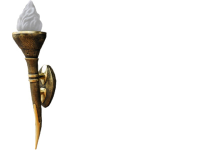 Designerski kinkiet Lampa Lampy Ściana wiszący Lampa Ogień Olimpijski Ściana Nowość