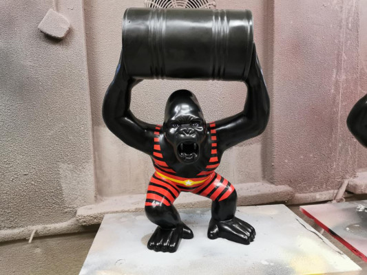 Projektant Rysunek Statua Nowoczesne Figury Posągi Dekoracja Dekoracja Gorilla Garden Nowość