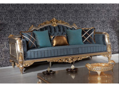 Designerska 3-miejsce do siedzenia w klasycznym stylu w salonie