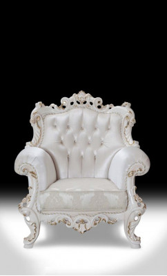 Chesterfield Design Fotel Podkładka Luxury Włókienniczy Kanapy 1 miejsce siedzące Royal