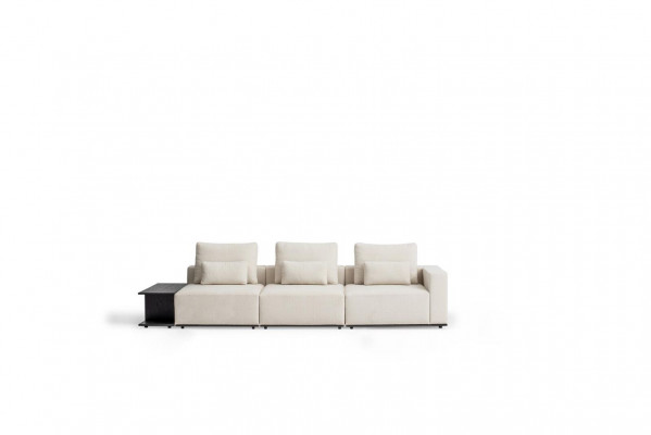 Biała sofa do salonu luksusowe czteroosobowe Meble tapicerowane meble w nowoczesnym stylu