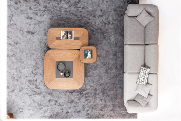Nowoczesna szara pięcioosobowa sofa Meble do salonu Meble tapicerowane w stylu kanapy