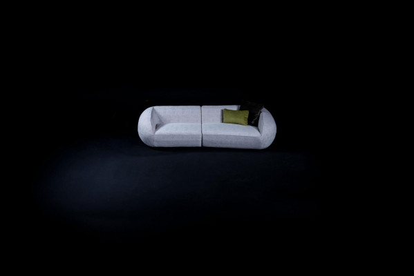 Szary Salon Podkładka Sofa Nowoczesne Włókiennicze Kanapy Luksusowe Meble Kanapy