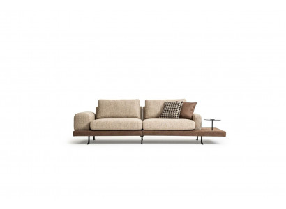 Czteroosobowy schowek w salonie tapicerowana sofa Włókienniczy kanapa w nowoczesnym stylu