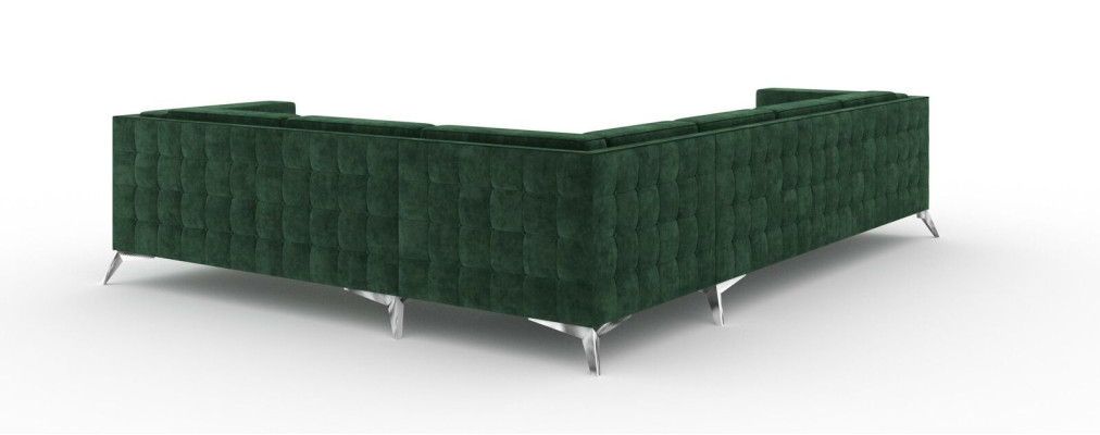 Materiał Kanapa w kształcie litery L Żywy krajobraz Narożnikowa kanapa Ustawić Design Nowoczesna Sofa Nowość