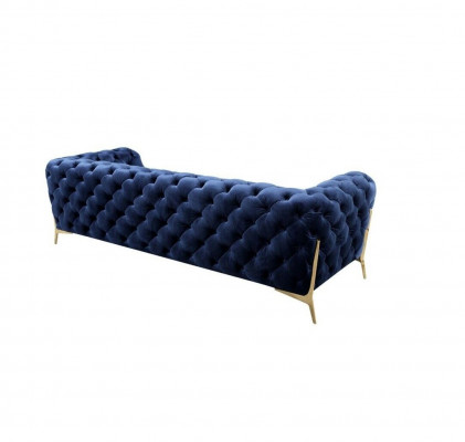 Chesterfield Zestaw sofowy Sofa Kanapa Podkładka 3 2 1 miejsce siedzące Skóra Sofy Materiał Nowość