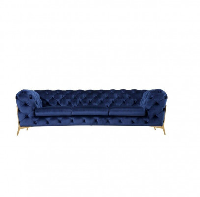 Chesterfield Zestaw sofowy Sofa Kanapa Podkładka 3 2 1 miejsce siedzące Skóra Sofy Materiał Nowość