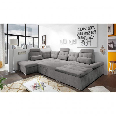 Narożnikowa kanapa Kształt U Sofa Żywy krajobraz Ustawić funkcję łóżka Podkładka Design