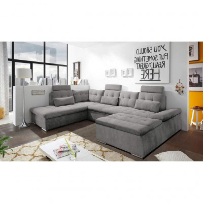 Narożnikowa kanapa Kształt U Sofa Żywy krajobraz Ustawić funkcję łóżka Podkładka Design