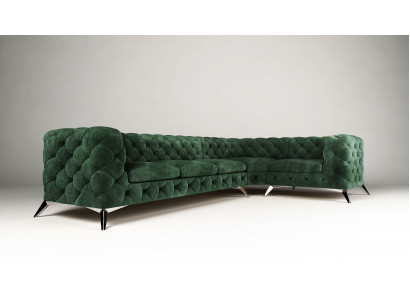 Chesterfield Design Narożnikowa kanapa Sofa Couch Design Couches Podkładka Zestaw narożny
