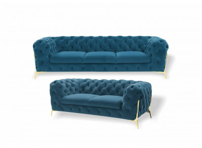 Zestaw sofowy 3+2 miejsce do siedzenia Zestaw Design Sofy Podkładka Kanapy Nowoczesna Kanapa