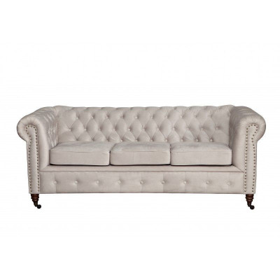 Chesterfield Zestaw sofowy 3+2+1 Oxford Couch Zestaw Podkładek Sofy Kanapy Skóra