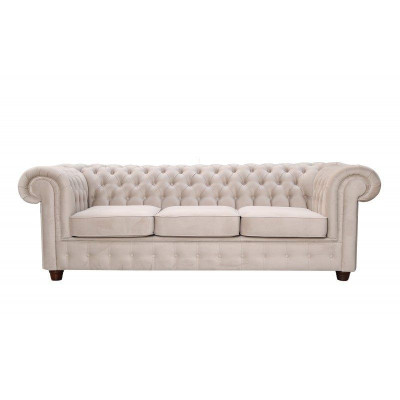 Chesterfield Zestaw sofowy Sofa 3+1 Mello z funkcją łóżka Couch Podkładka Sofa Nowość
