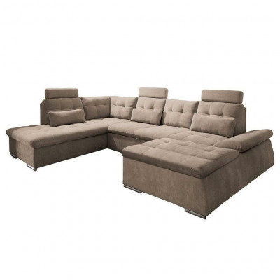 Funkcja łóżka Narożnikowa kanapa Kształt U Sofa Couch Design Couch Podkładka Włókienniczy Modern