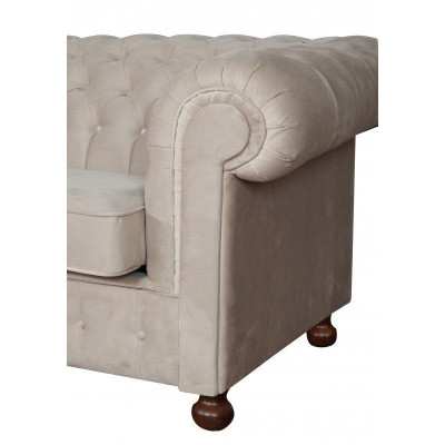 Chesterfield Zestaw sofowy 3+2+1 Mello Couch Podkładka Zestaw Sofy Kanapy Nowe