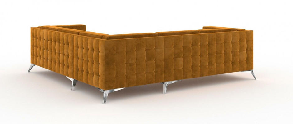 Narożnikowa kanapa Żywy krajobraz Design Sofa Couch Podkładka Siedziba Ustawić Włókienniczy