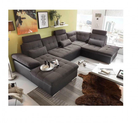 Narożnikowa kanapa Kształt U Sofa Żywy krajobraz Ustawić funkcję łóżka Design Podkładka