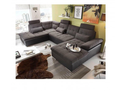 Narożnikowa kanapa Kształt U Sofa Żywy krajobraz Ustawić funkcję łóżka Design Podkładka