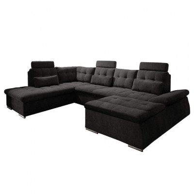 Narożnikowa kanapa Kształt U Sofa Design Podkładka Modern Włókienniczy Podstawa łóżka Funkcja łóżka