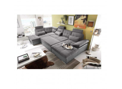 Design Narożnikowa kanapa Materiał w kształcie litery L Funkcja łóżka Couch Podkładka Narożnik Modern