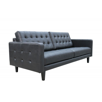 Design Modern Chesterfield Ustawić Sofę Kanapę Podkładka Skóra Obcios 3+2 Nowość