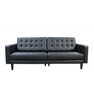 Design Modern Chesterfield Ustawić Sofę Kanapę Podkładka Skóra Obcios 3+2 Nowość