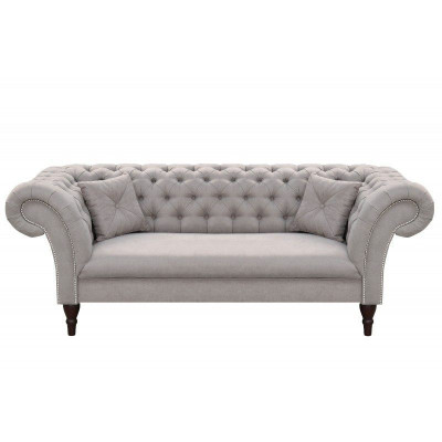 Chesterfield Zestaw sofowy 3+2 Sofa Podkładka Design Skóra Materiał Obcios