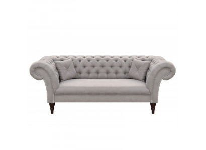Chesterfield Zestaw sofowy 3+2 Sofa Podkładka Design Skóra Materiał Obcios