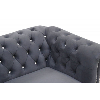 Chesterfield Skórzana Sofa Sofa Podkładka Ustawić 3+1 Funkcja łóżka Sofa Rozkładana