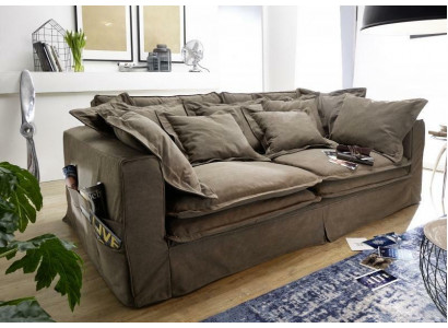 Sofa 4 miejsce do siedzenia sofy materiałowe luksusowe designerskie kanapy kanapy duża Podkładka Lümmel