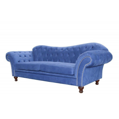 Chesterfield Sofa SHEFFIELD 3 miejsce do siedzenia z funkcją łóżka Couch Sofy Kanapy Nowość