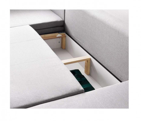 Materiał Kształt U Couch Żywy krajobraz Narożnikowa kanapa Ustawić Design Modern Sofa