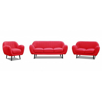 Zestaw sofowy 3+2+1 Kanapa Podkładka Sofy Kanapy Salon Design Chesterfield