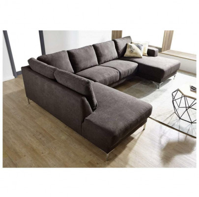 Żywy krajobraz Narożnikowa kanapa Kształt U Couch Siedziba Podkładka Set Ustawić Modern