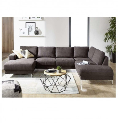 Żywy krajobraz Narożnikowa kanapa Kształt U Couch Siedziba Podkładka Set Ustawić Modern