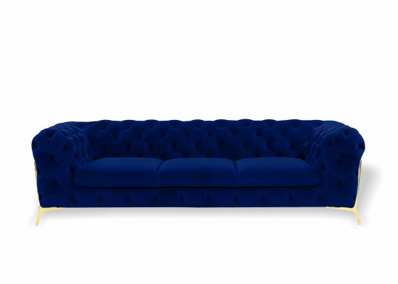 Sofa 3 miejsce do siedzenia Design Sofy Podkładka Couchen Skóra Relaks Chesterfield Siedziba Meble