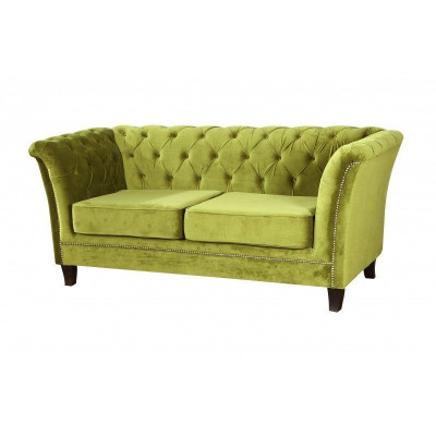 Sofa rozkładana Chesterfield 2 miejsce do siedzenia Funkcja łóżka Couch Podkładka Sofy