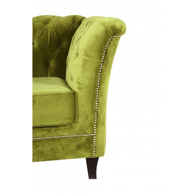 Sofa rozkładana Chesterfield 2 miejsce do siedzenia Funkcja łóżka Couch Podkładka Sofy