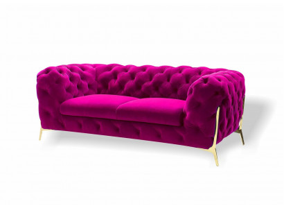 Sofa 2 miejsce do siedzenia Klasyczna Sofa Chesterfield Kanapy Podkładka Dwumiejscowa Siedziba Nowość