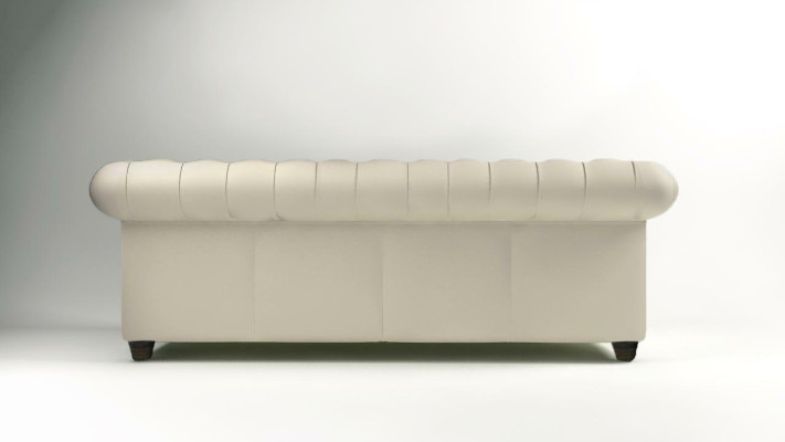 Design Chesterfield Sofa Couch Podkładka Sofy Kanapy Siedziba Ustawić Skóra