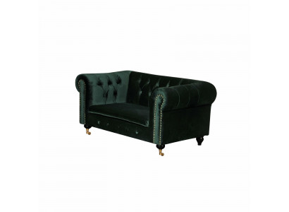 Sofa Chesterfield 2-osobowa Classic Luxury Deco Rokoko Barokowa Sofa Włókienniczy