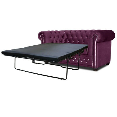 Chesterfield York Blink z funkcją łóżka włókienniczego Couch Podkładka Sofy Couches New