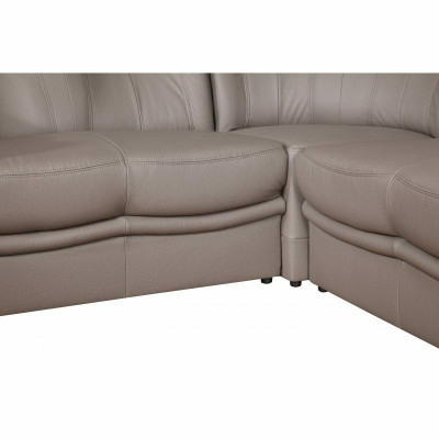 Design Narożnikowa kanapa Sofa Kassel Skóra Couch Podkładka Siedziba Narożnik Sofy Żywy krajobraz New