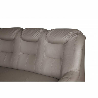 Design Narożnikowa kanapa Sofa Kassel Skóra Couch Podkładka Siedziba Narożnik Sofy Żywy krajobraz New
