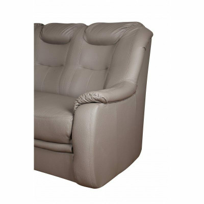 Design Narożnikowa kanapa Sofa Kassel Skóra Couch Podkładka Siedziba Narożnik Sofy Żywy krajobraz New