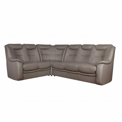 Design Narożnikowa kanapa Sofa Kassel Skóra Couch Podkładka Siedziba Narożnik Sofy Żywy krajobraz New