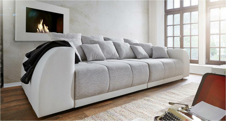 Sofa Kanapa 310cm Podkładka Sofy 5 miejsce do siedzenia Włókienniczy duże kanapy salonowe xxl